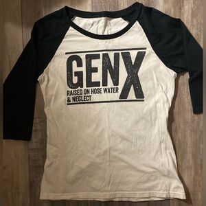 Gen X Vintage funny T-shirt, women’s size Small